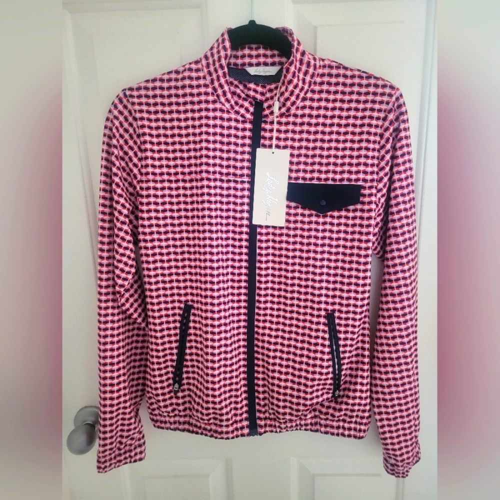 NWT Lady Hagen Women's Retro Geo Golf Jacket